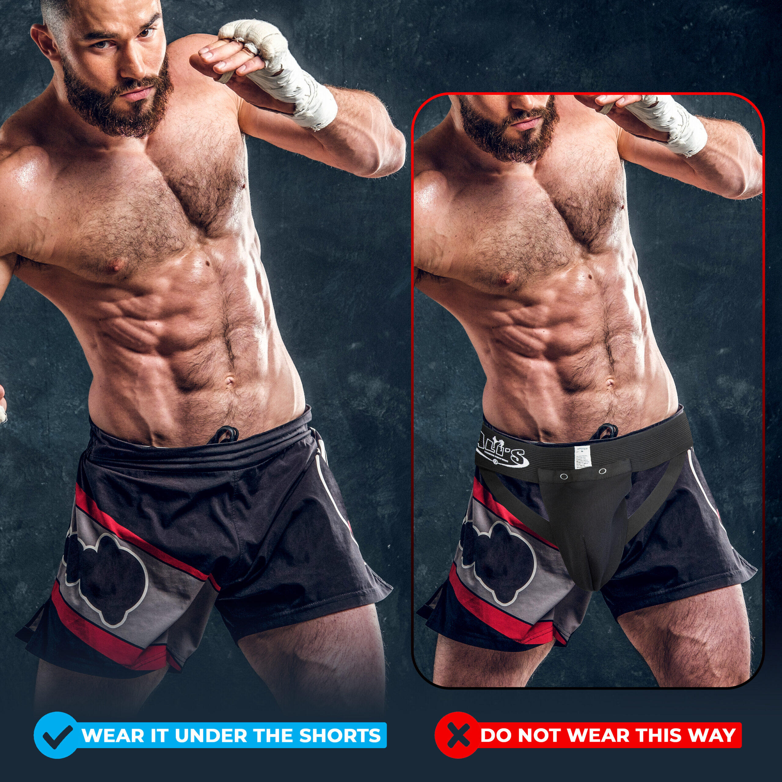 Ali's Fightgear G 1 Groin Guard Noir 4/5