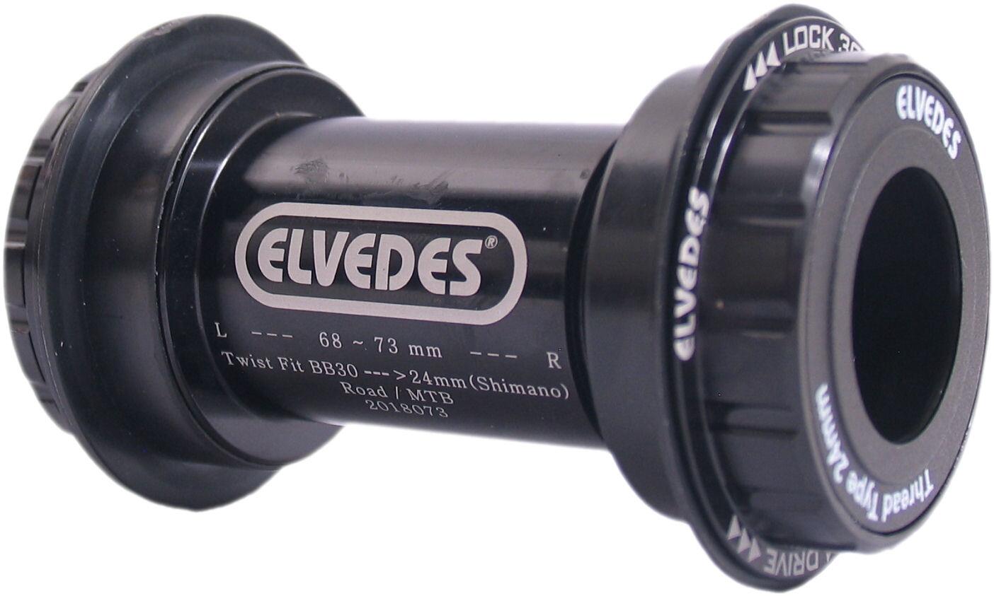 Boîtier de pédalier Elvedes PRESS-FIT 30 -> 24 mm (42 mm/46 mm) + Spacer 90,6/95 2/5