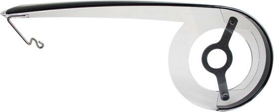 Garde-chaîne Hesling Cambio 38T transparent noir 46 x 18 cm 2/2