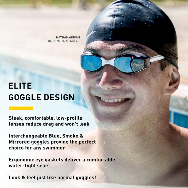 Gafas para Natación Finis Smart Goggle, Azul