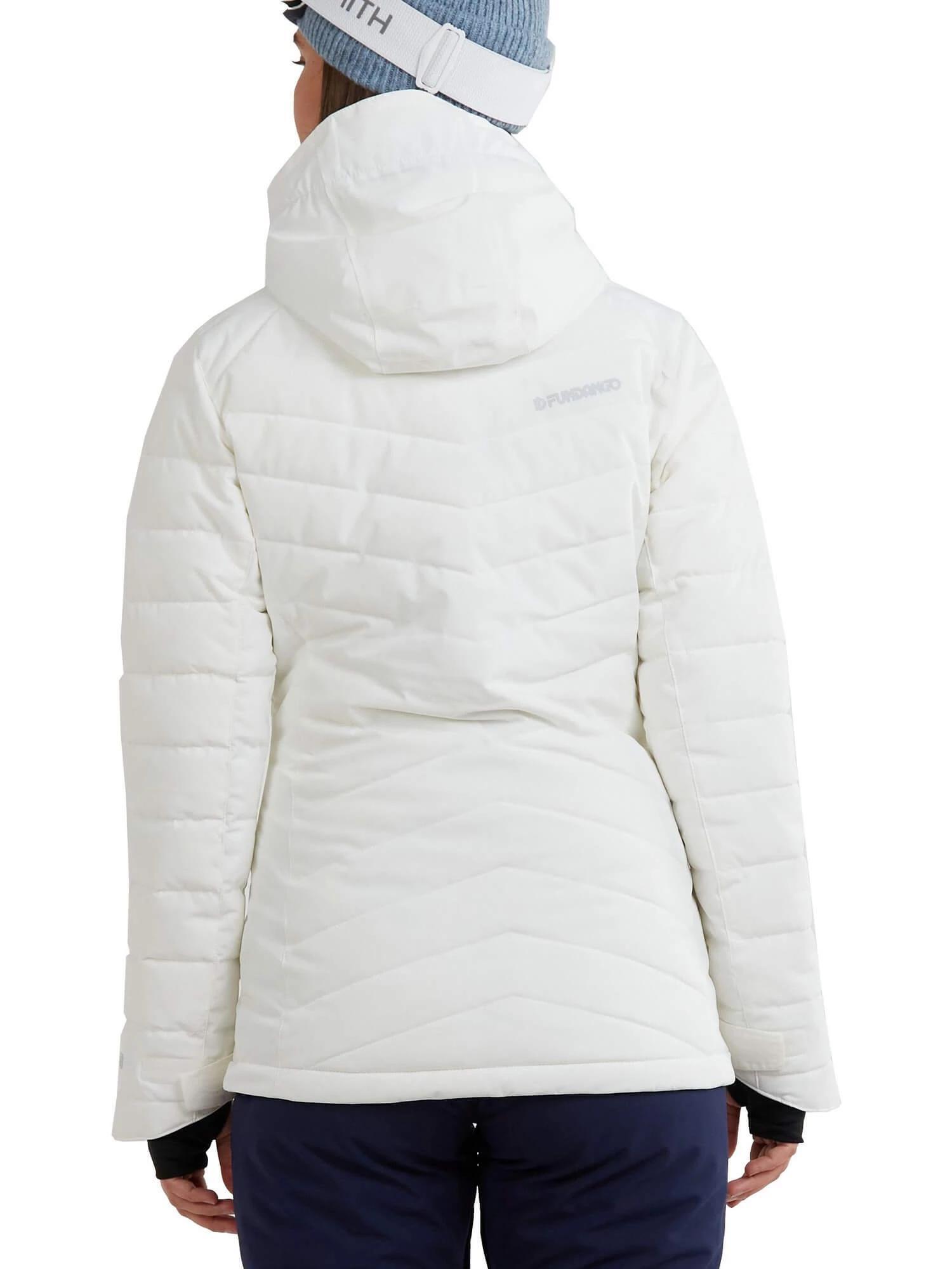 Gesteppt Skijacke Punch Padded Jacket Damen - weiß 2/7