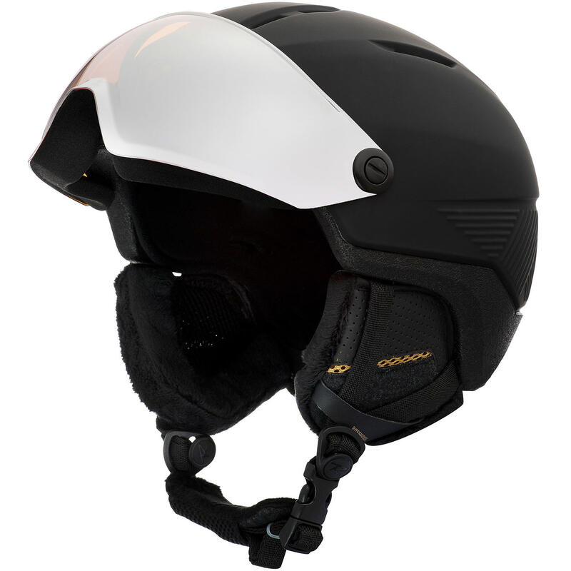 Rossignol Fit Visor Impacts Womens Cască Schi - M-L - Negru