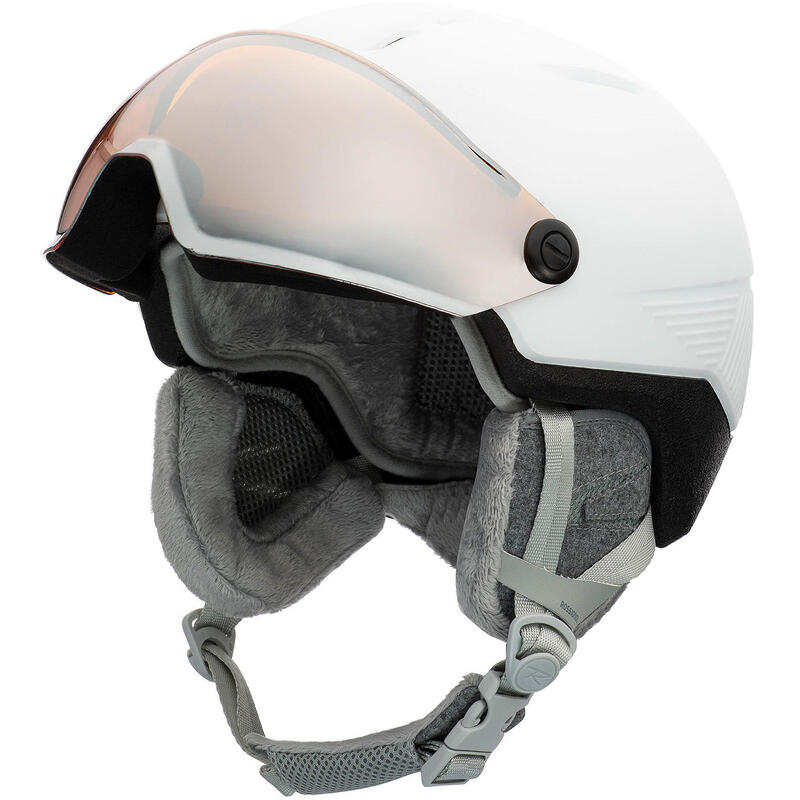 Rossignol Fit Visor Impacts Womens Cască Schi - S-M - Alb