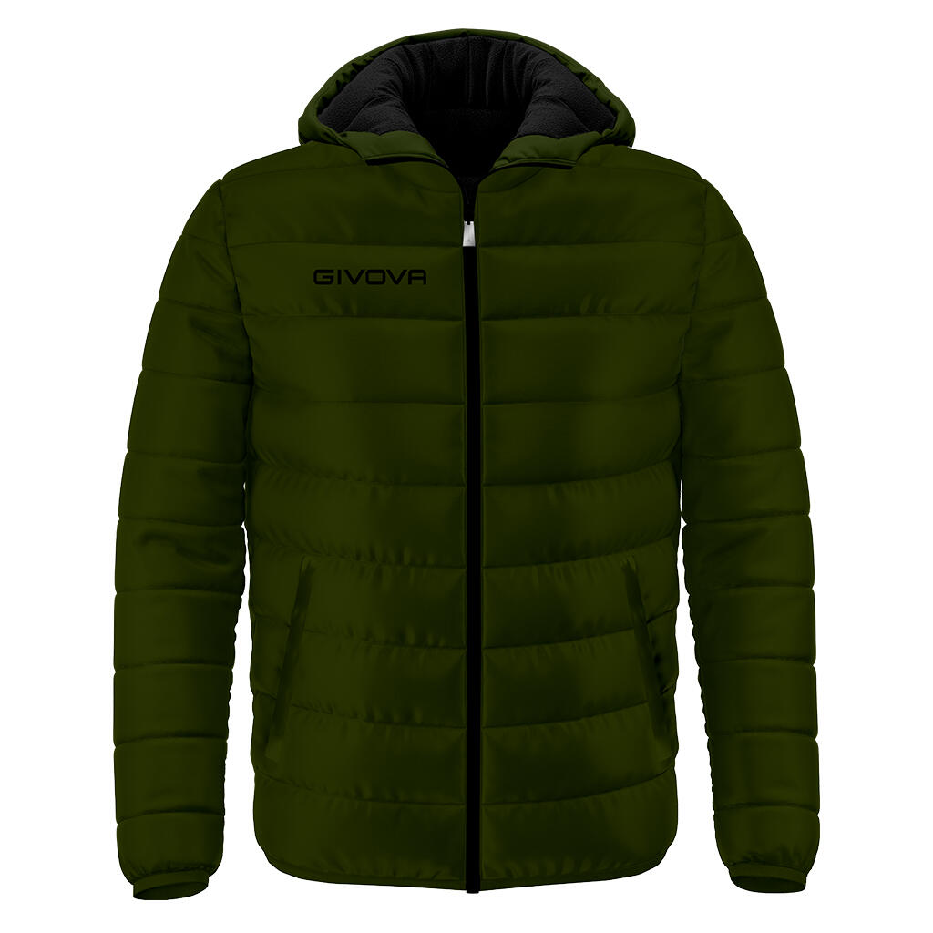 GIUBBINO uomo givova verde militare/nero 2/4