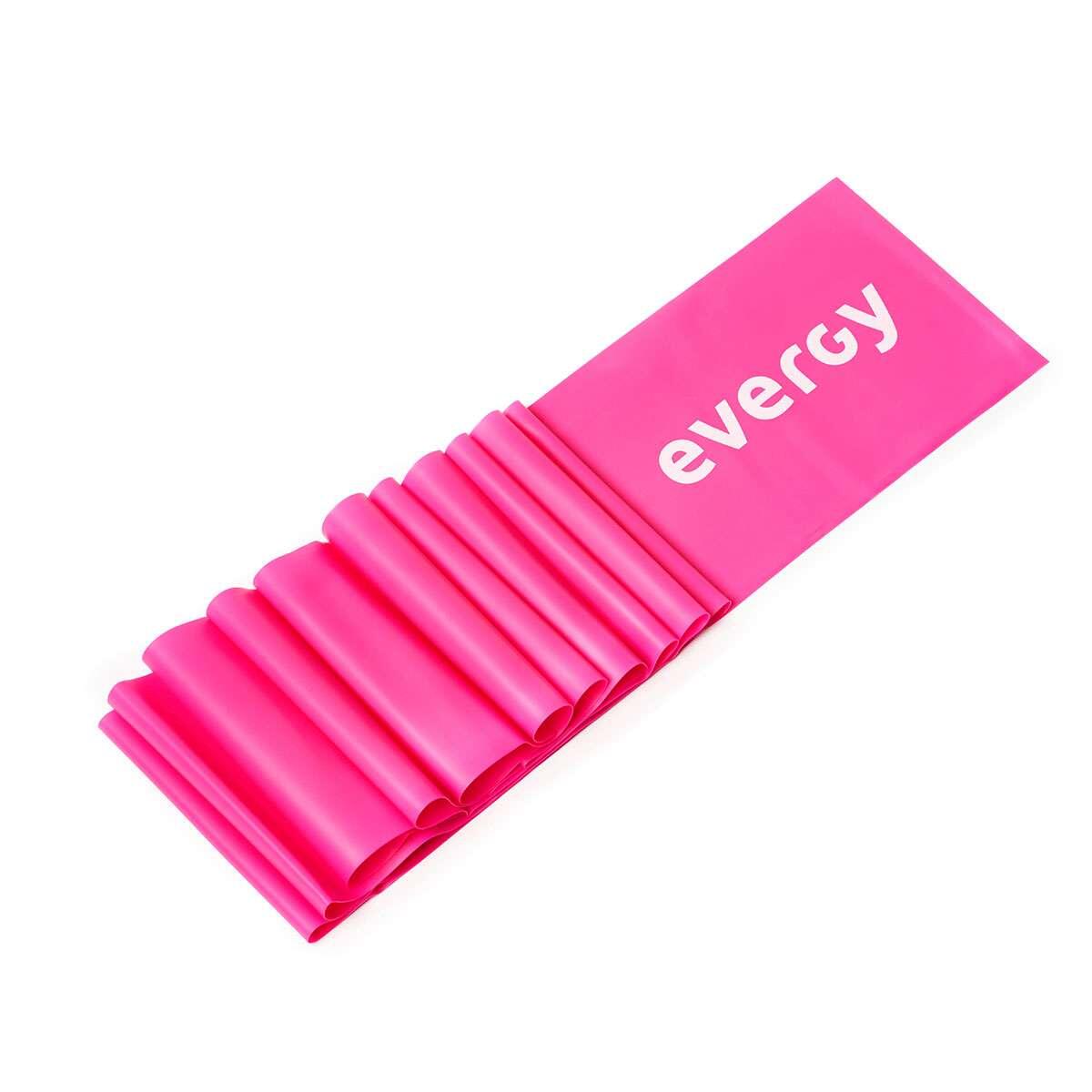 Banda elástica 2,5m evergy intensidad fuerte rosa 4/7