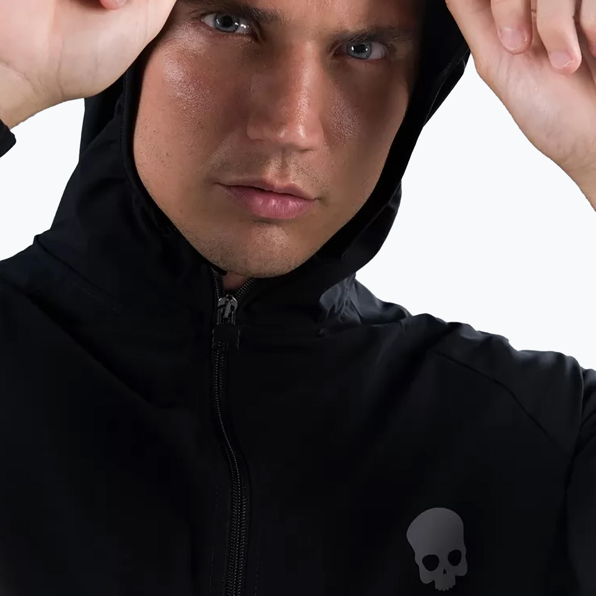 Felpa con cappuccio Hydrogen Tech Fz Skull 6/7