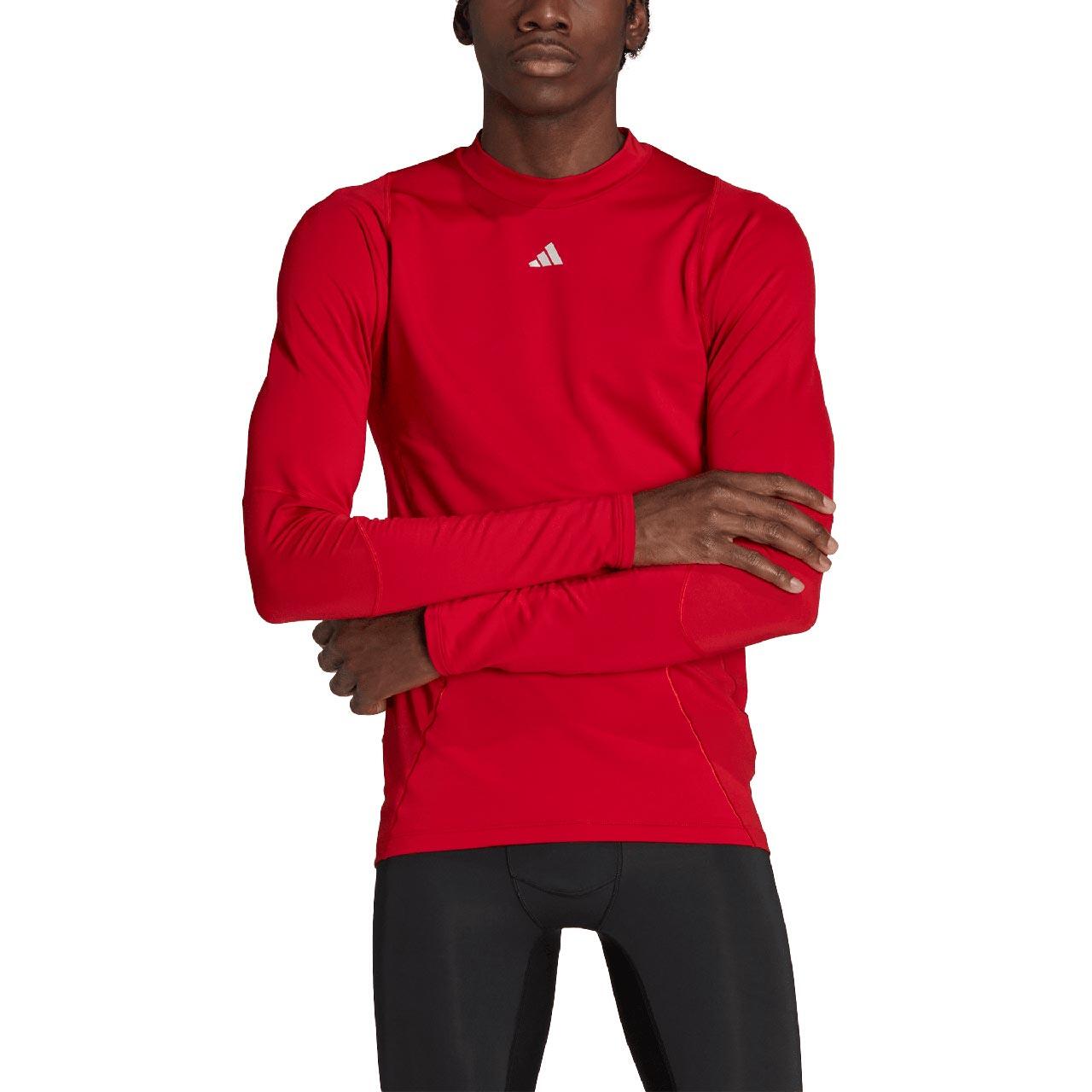 Koszulka męska adidas Techfit COLD.RDY Long Sleeve 3/7