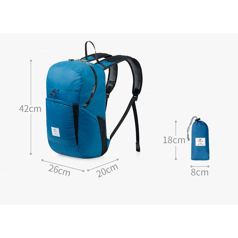 Ultralight Folding Backpack 22L - Grey