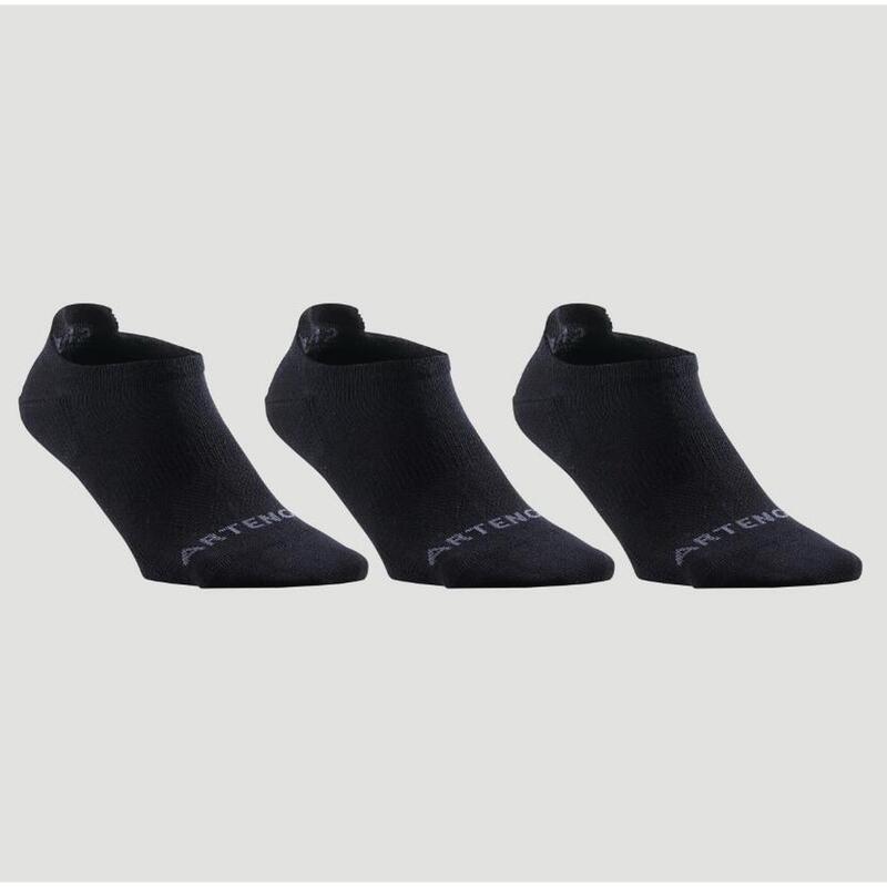 MEIAS DE CANO BAIXO TÉNIS RS 160 PRETO (3 PARES) 43/46 - SEGUNDA VIDA: EXCELENTE