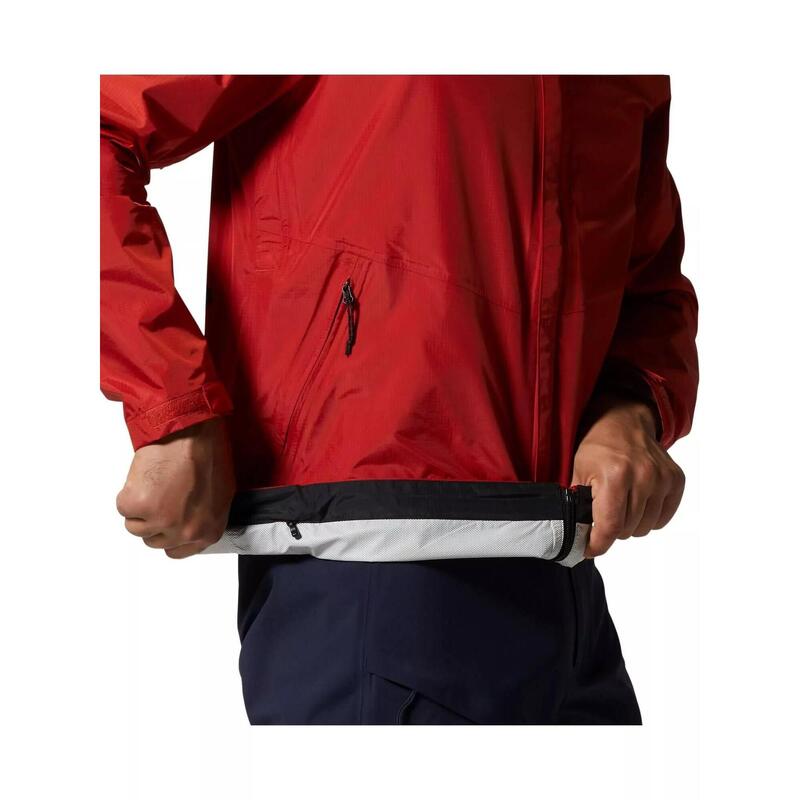 Regenmantel Acadia Jacket Herren - rot