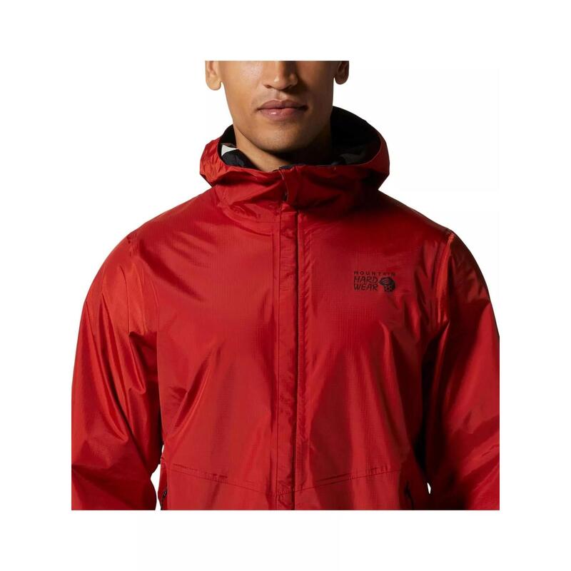 Płaszcz przeciwdeszczowy Acadia Jacket - czerwony