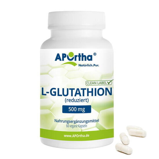 Reduziertes L-Glutathion 500 mg - 60 vegane Kapseln