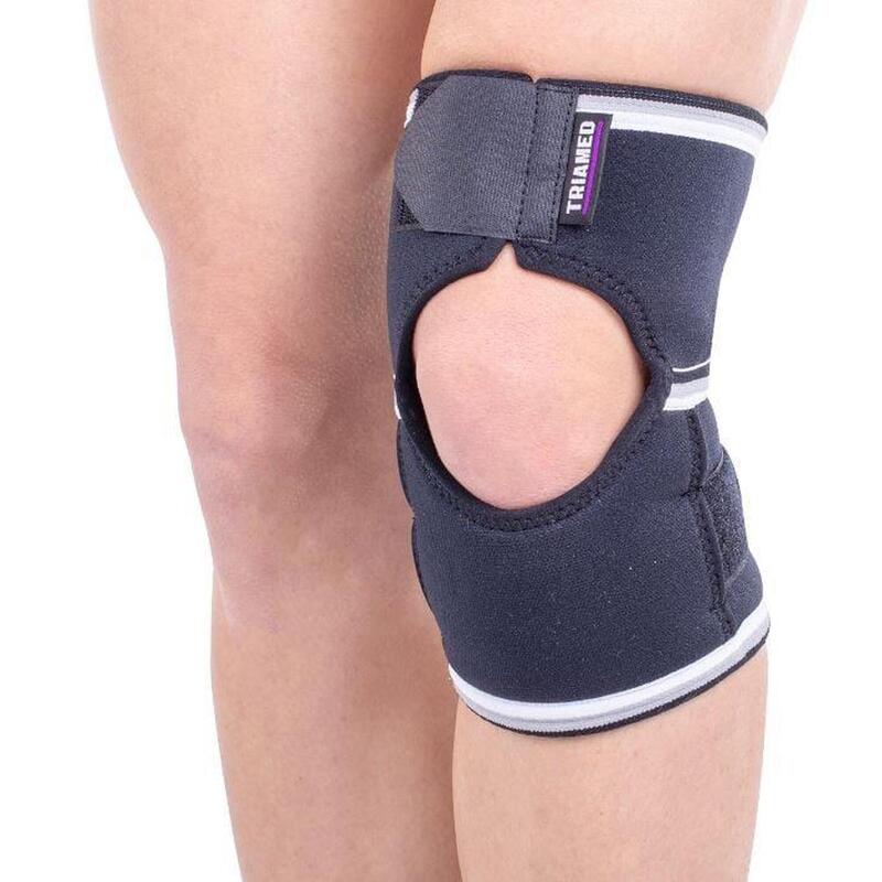 Orteza de genunchi mobila pentru tendon patelar Triamed PATELLAFIX 02, Negru