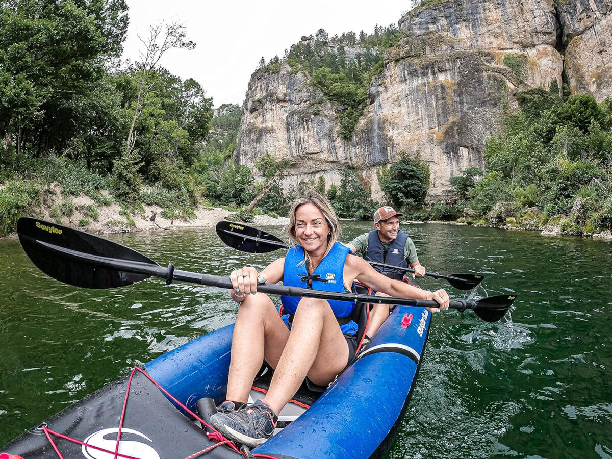 Charleston Premium 2 Person Inflatable Kayak with drop stitch - Blue 4/7