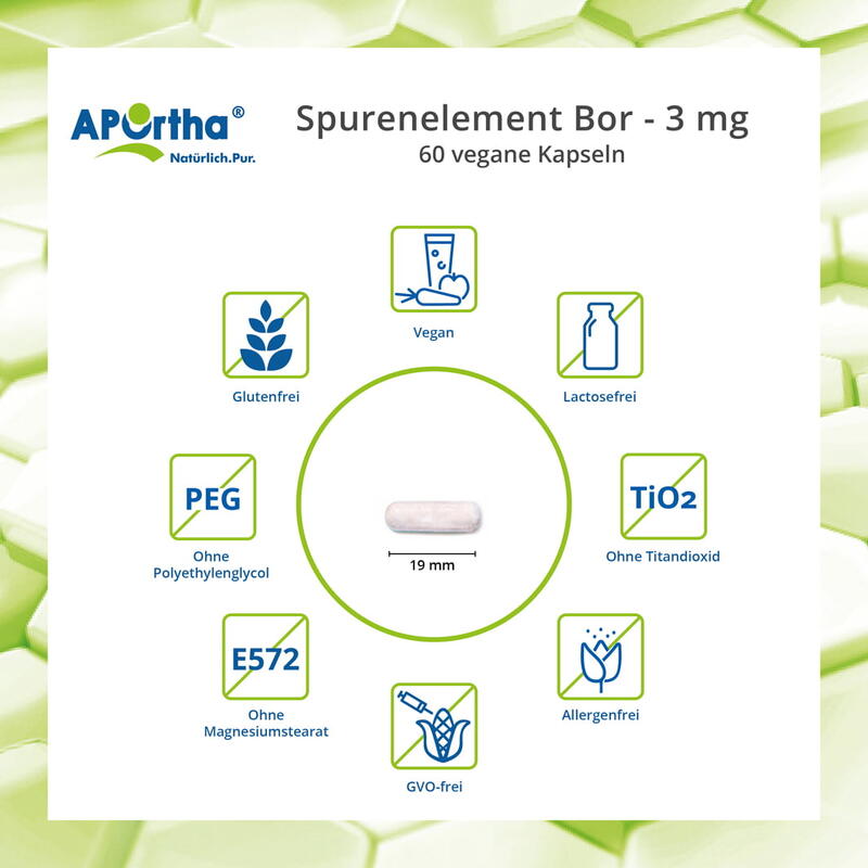 Bor - 3 mg - 60 vegane Kapseln