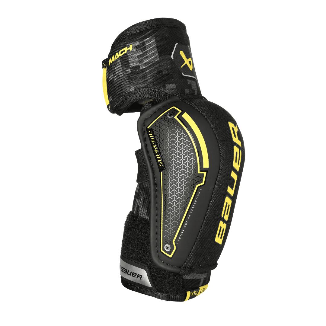 Chrániče loktů na hokej BAUER S23 SUPREME MACH ELBOW PAD-YTH 2/4