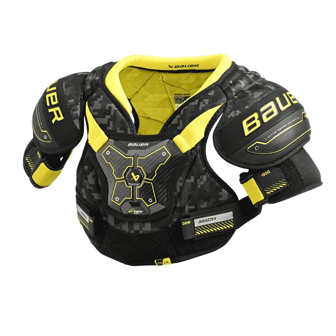 BAUER Chrániče ramen na hokej S23 SUPREME MACH SHOULDER PAD-YTH