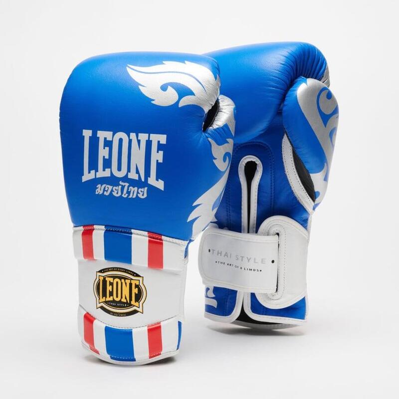 Guantes de Boxeo Leone1947 Thai Style azul