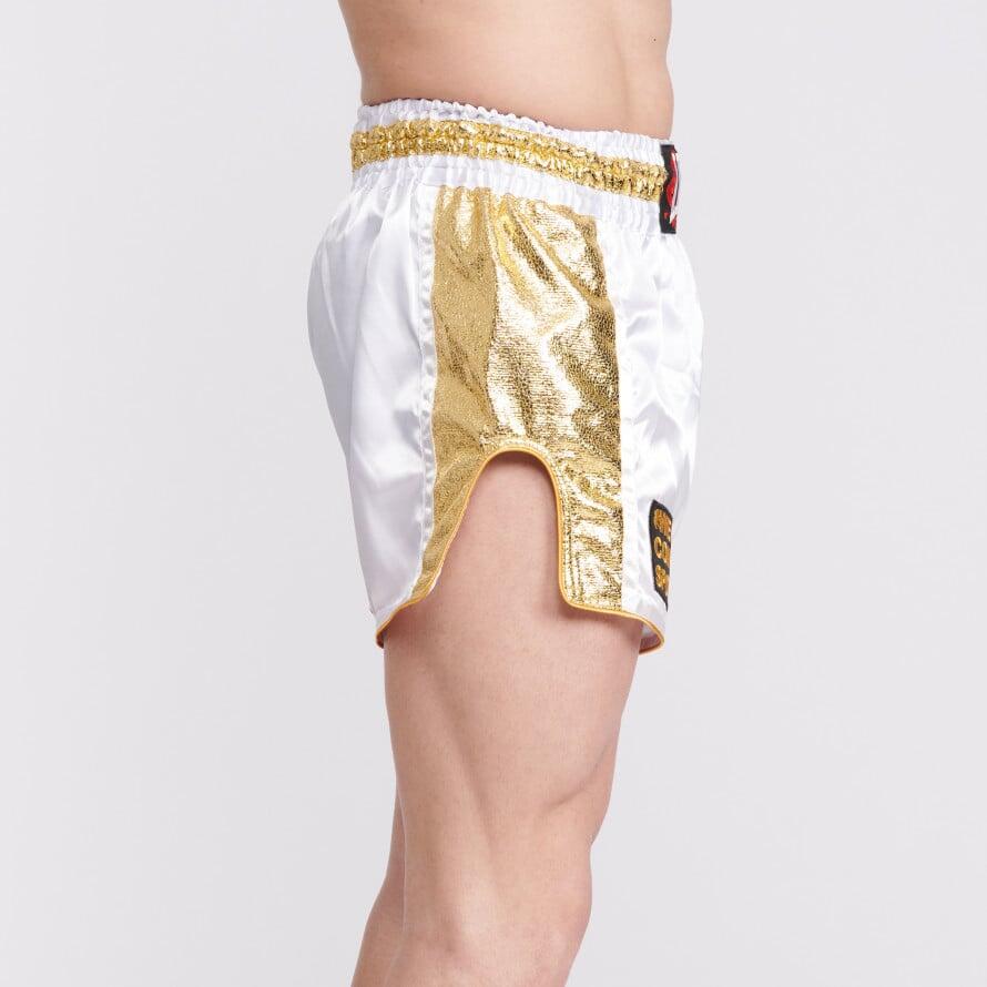 Calções de Muay Thai para adultos Leone 1947 KHAO LAK branco 3/6