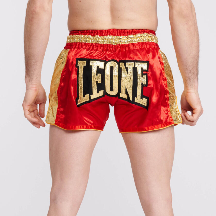 Leone1947 Pantalón Muay Thai KHAO LAK rojo XL 2/7