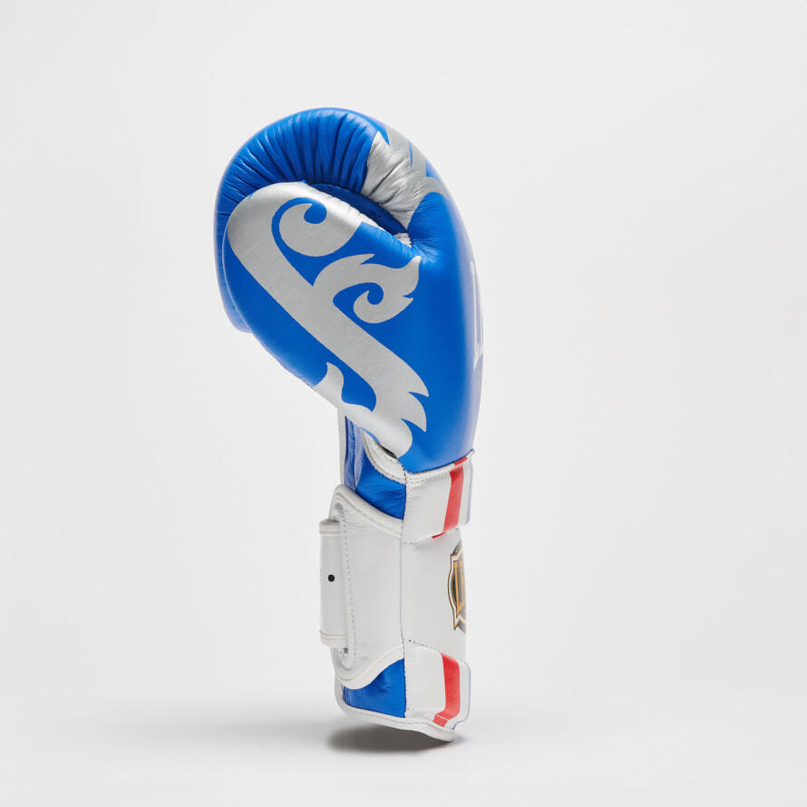 Leone1947 Luvas de Boxe Estilo Tailandês azul 10oz 2/7