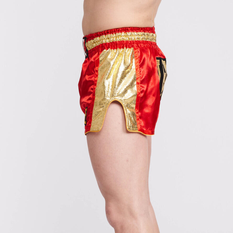 Leone1947 Pantalón Muay Thai KHAO LAK rojo XL 3/7