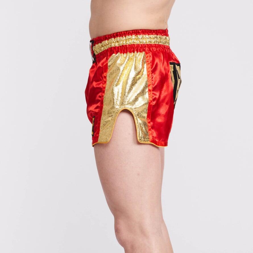 Leone1947 Calças Muay Thai KHAO LAK vermelhas L 3/7