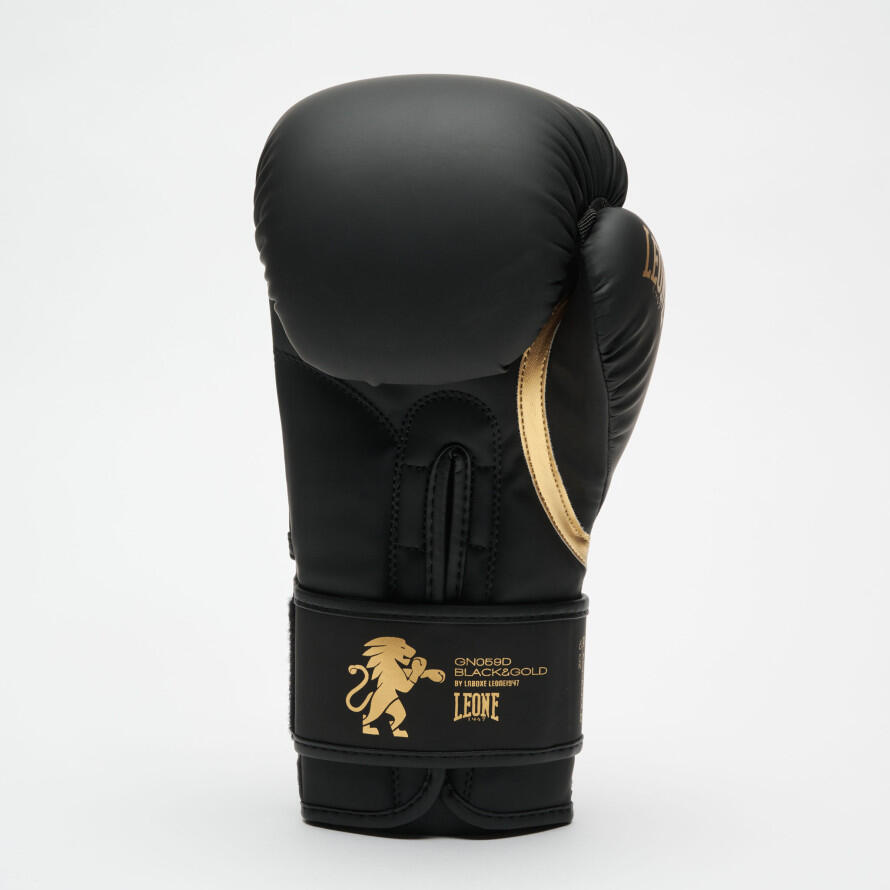 Leone Rękawice Bokserskie Black&Gold 3/7