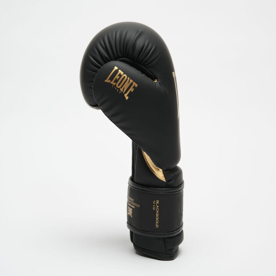 Leone Rękawice Bokserskie Black&Gold 4/7