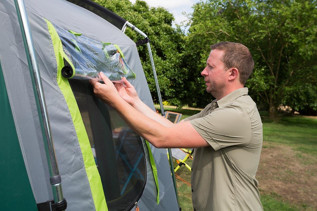 Coleman Mackenzie 4 Blackout Tunnel Tent Green 7/7