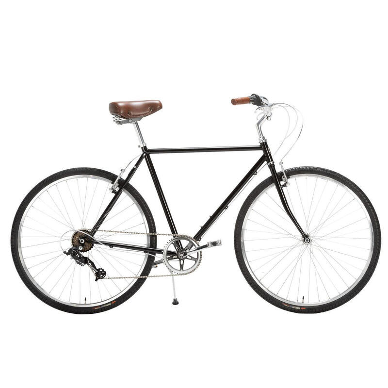 Bicicleta de Paseo Capri Weimar, 28", color negro, cuadro alto