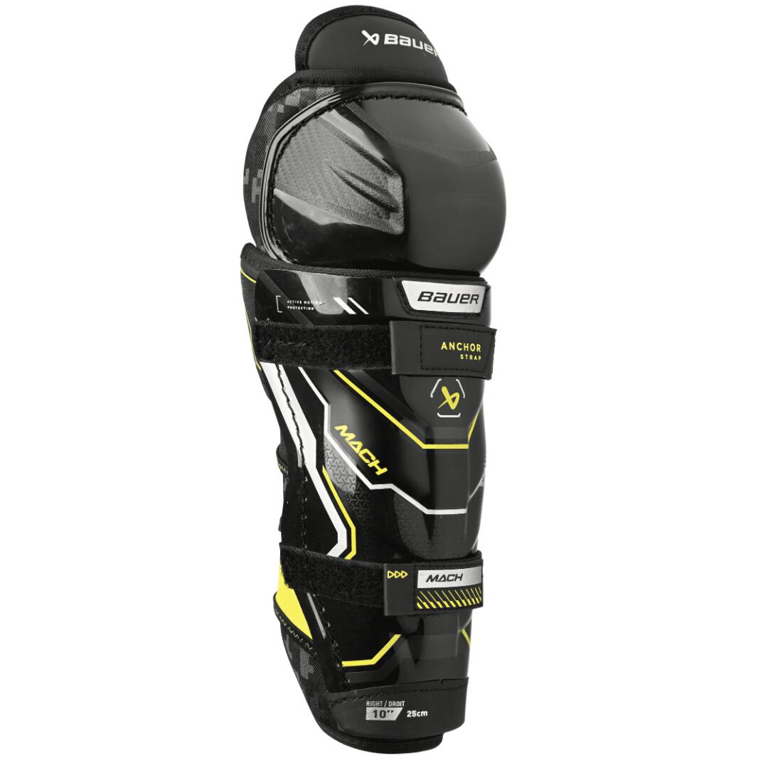 BAUER Chrániče holení na hokej BAUER S23 SUPREME MACH SHIN GUARD-YTH
