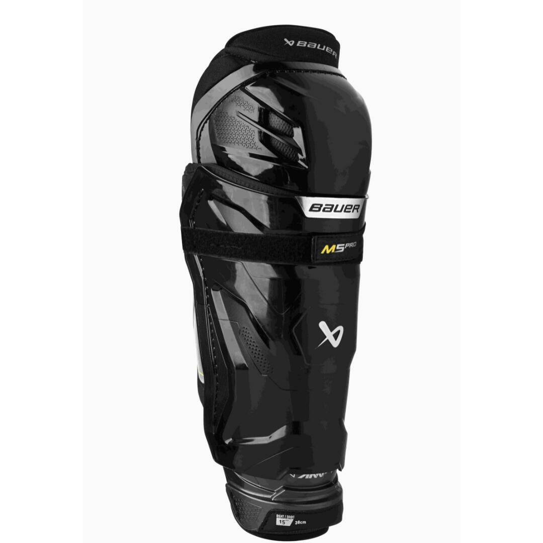 BAUER Chrániče holení na hokej BAUER S23 SUPREME M5PRO SHIN GUARD-SR