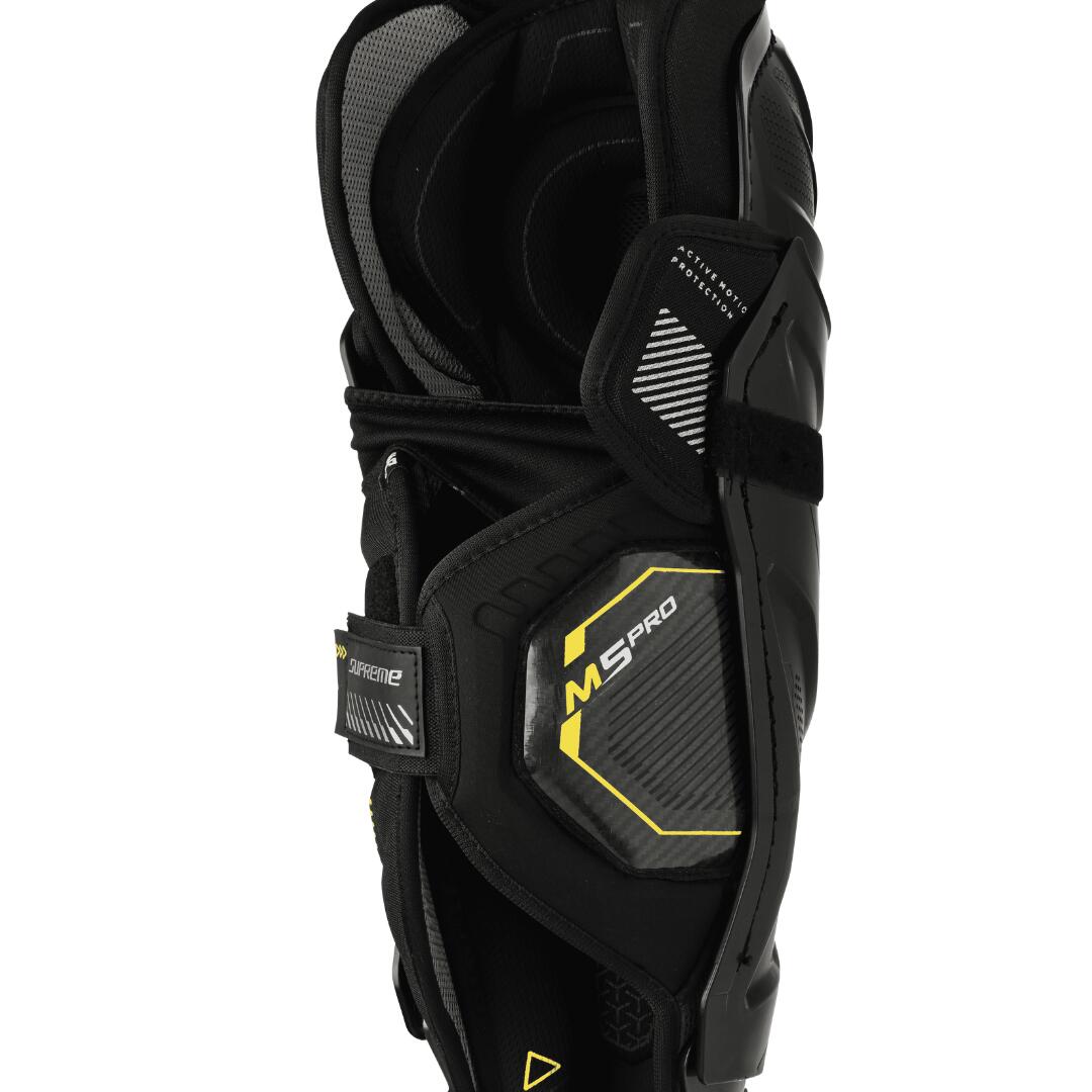 Chrániče holení na hokej BAUER S23 SUPREME M5PRO SHIN GUARD-SR 2/5