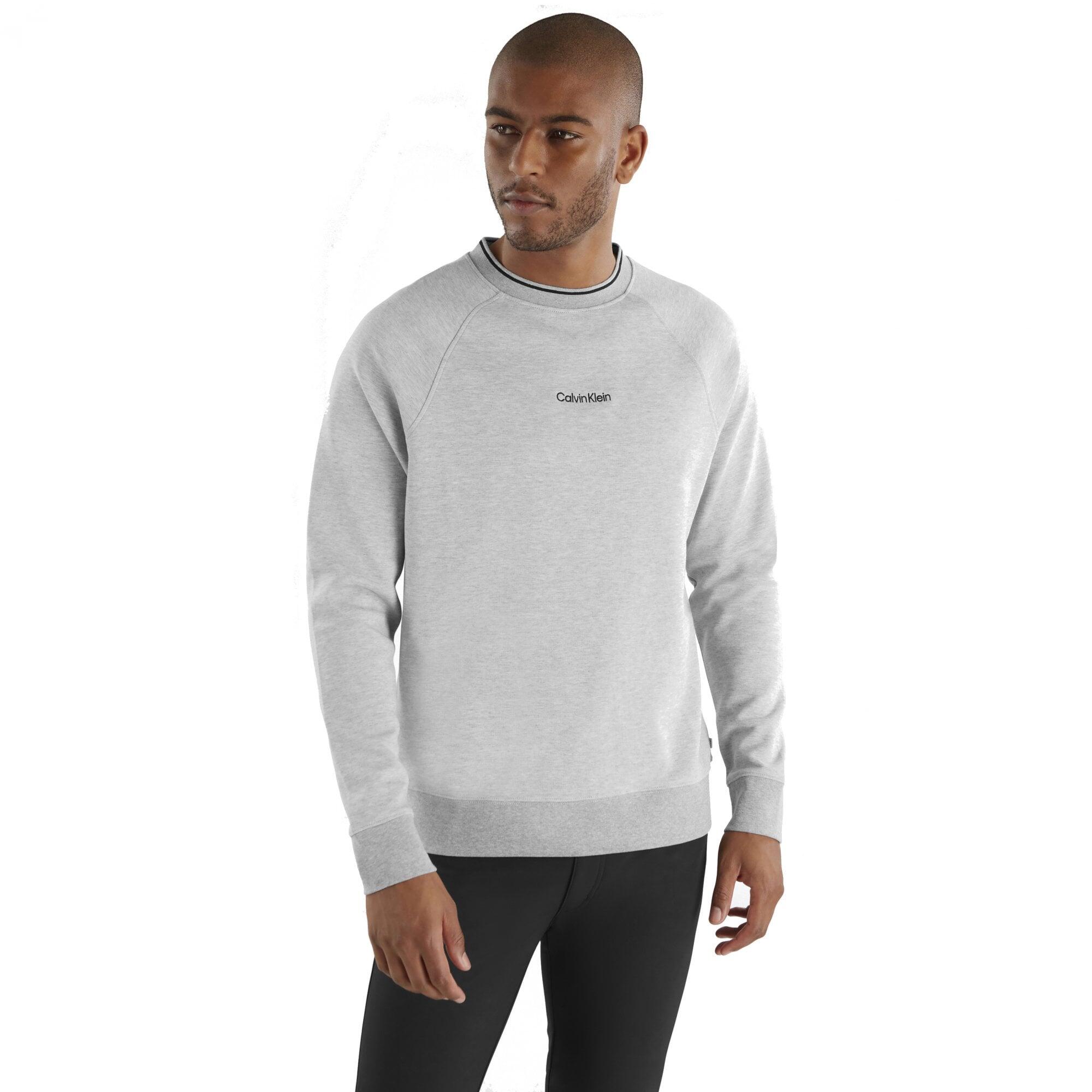 CALVIN KLEIN Calvin Klein Rendell Crewneck Sweater Silver Marl