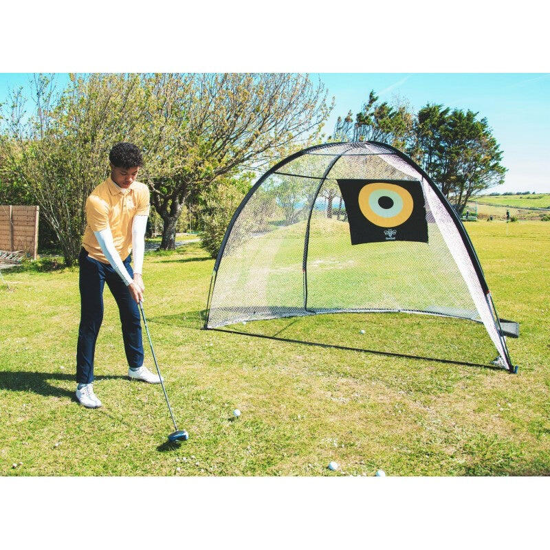 Bee Golf - Gaiola de prática de golfe com alvo 305cm