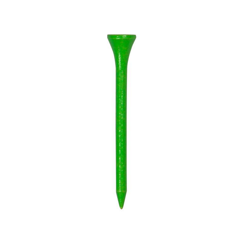 50 Tees de Golf en Bois - Taille 2-3/4 - 69 mm CITRUS GREEN