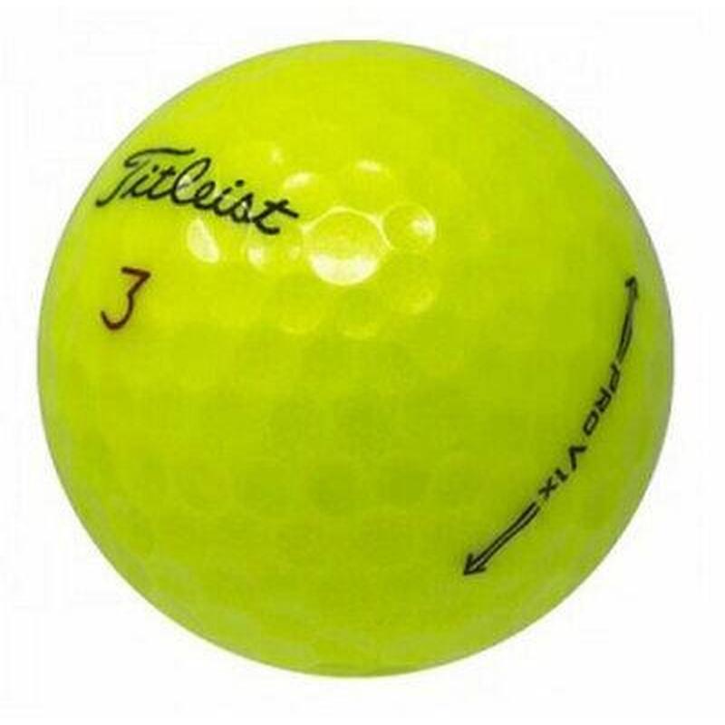 Seconde vie - 50 Balles de Golf Jaune Mix -A- Excellent état