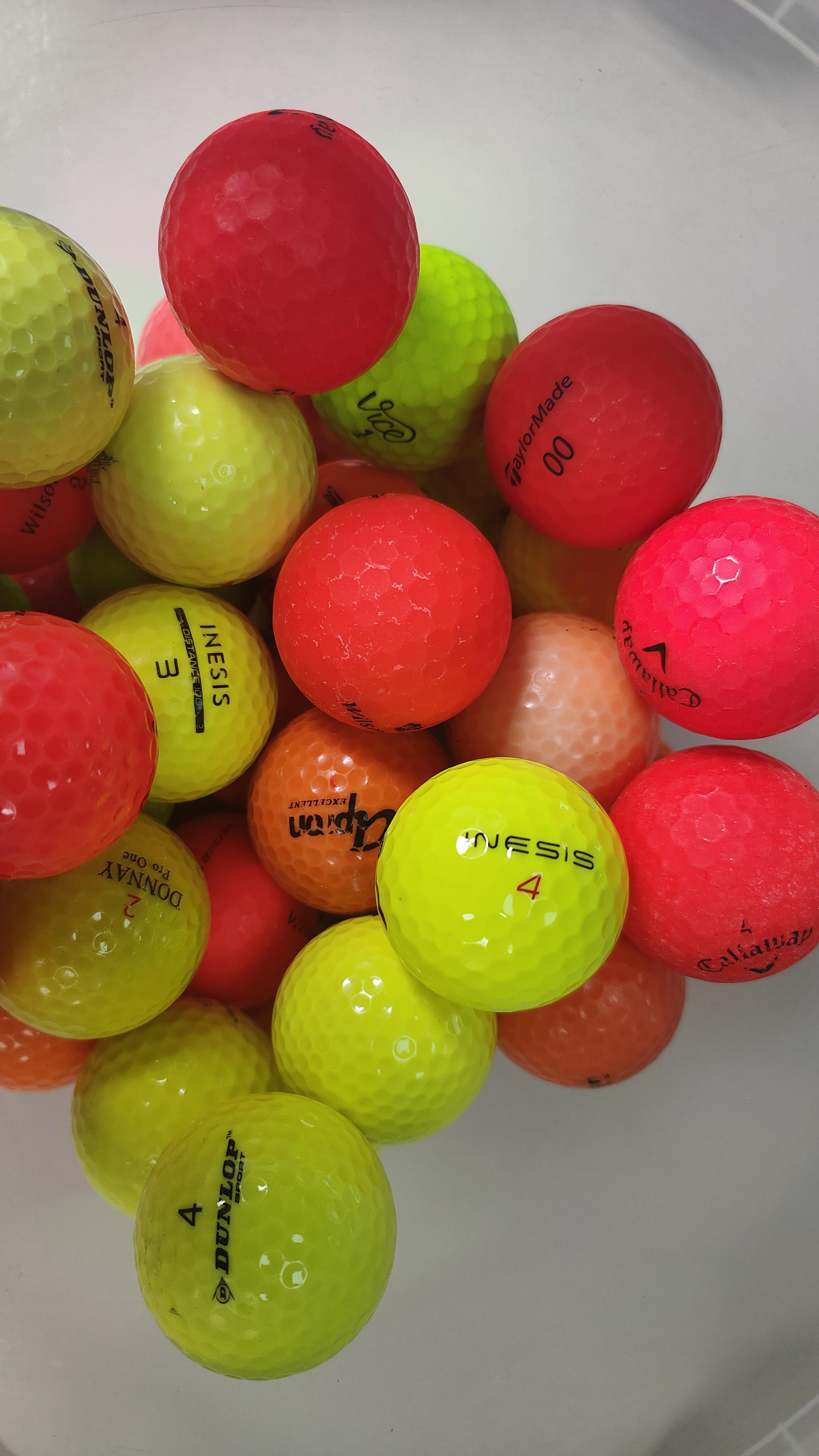 BEEGOLF Segunda Vida - 50 Bolas de Golf -B- Buen estado