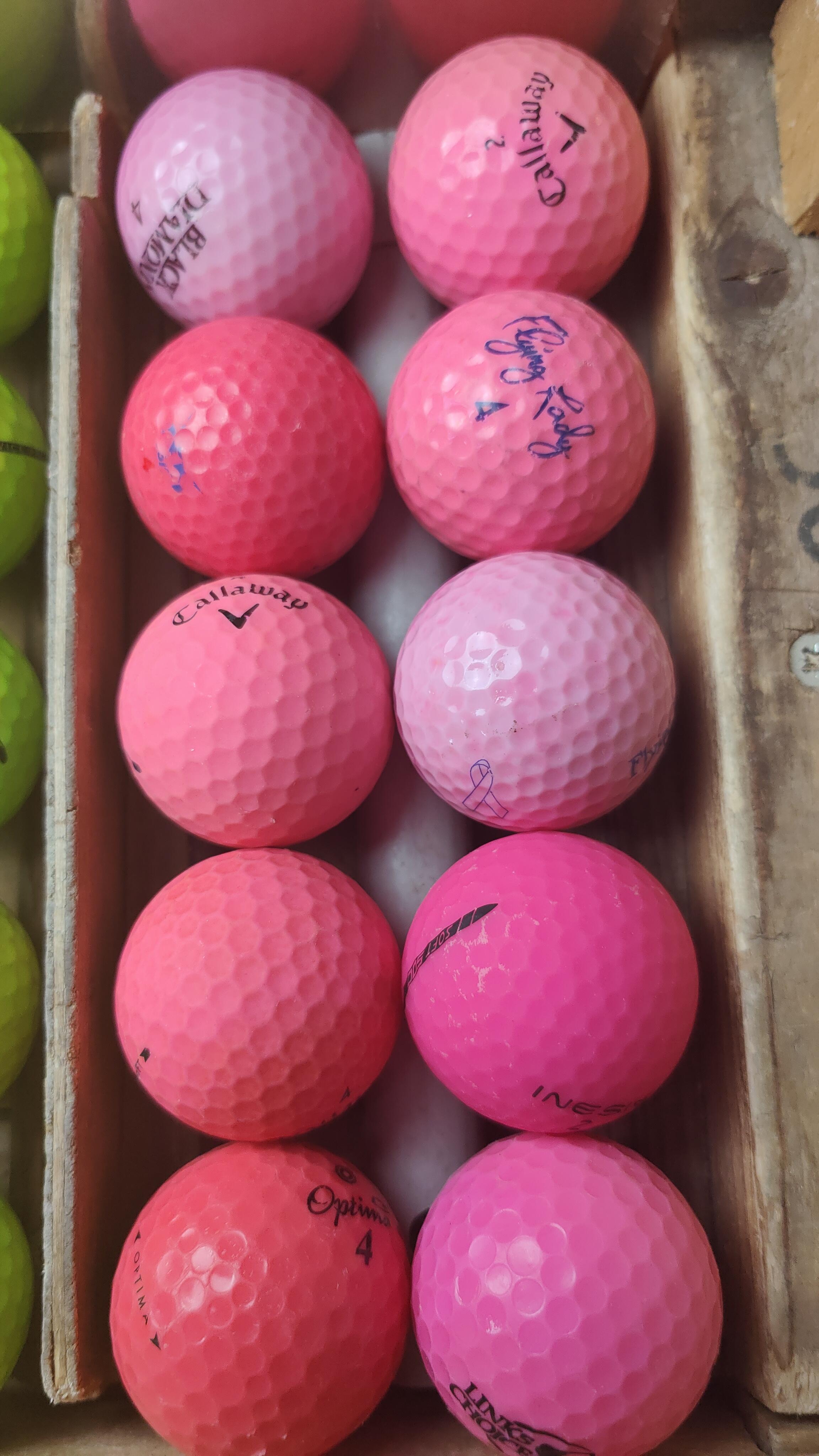 Recondicionado - 50 Bolas de Golfe -B- Bom estado 7/7
