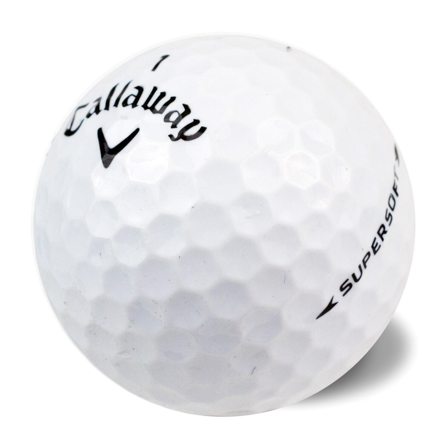 Callaway - Seconde Vie - 50 Balles De Golf Supersoft -a- Excellent État - Balle De Golf - Blanc - Taille Unique - Decathlon
