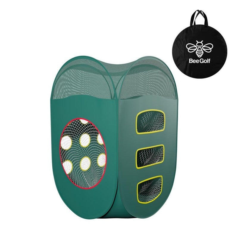 Bee Golf - 4 en 1 Deluxe Cage de practice hipping  - Cube Ludique