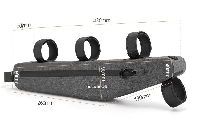 Torebka na ramę rowerową Rockbros As-052 wodoodporna