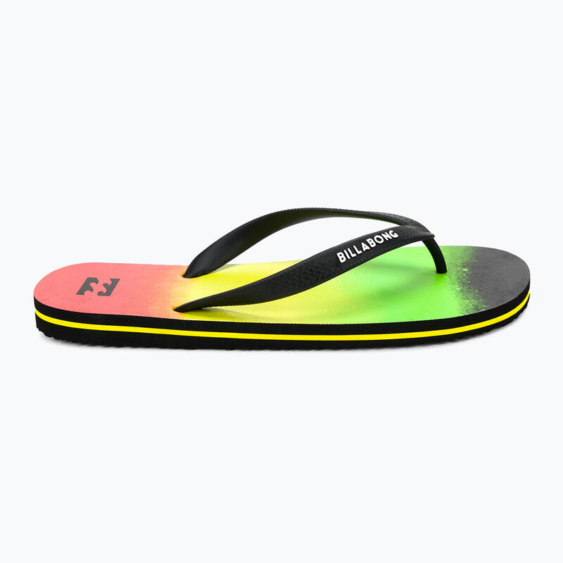 Flip de playa para hombres -Flops Billabong Tides Fade Rasta