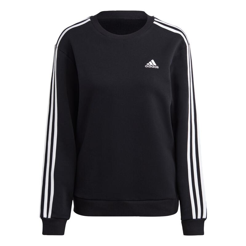 Essentials 3-Stripes Fleece Sweatshirt