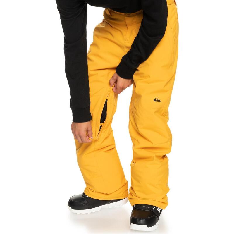 kalhoty QUIKSILVER Estate Youth MINERAL YELLOW
