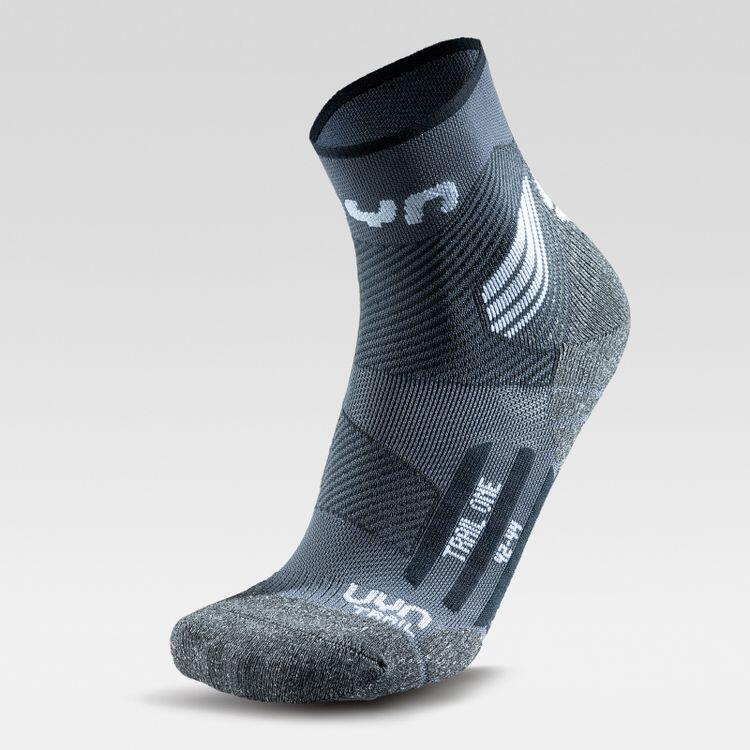 CHAUSSETTE DE COURSE À PIED POUR HOMMES TRAIL ONE UYN Decathlon