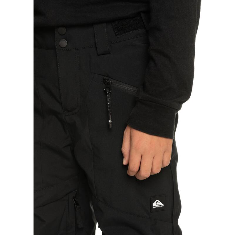 kalhoty QUIKSILVER Estate Youth TRUE BLACK