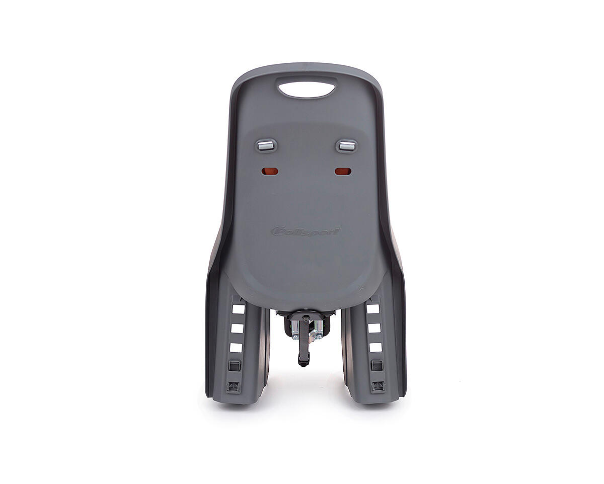 Silla Bicicleta Trasera Ninõ Cuadro Bubbly Gris Carbón / Marrón 3/7