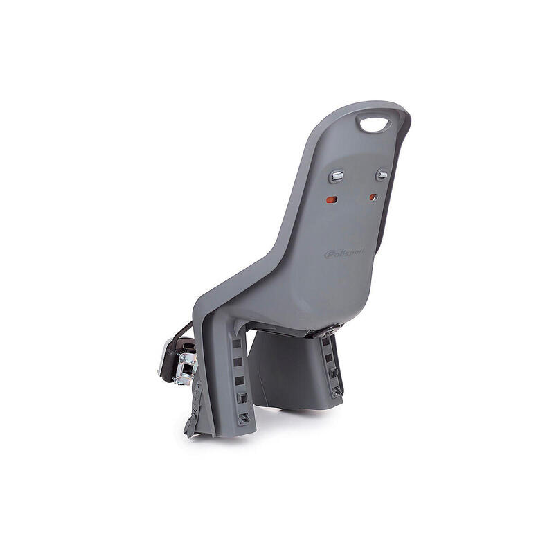 Fotelik rowerowy dziecięcy Polisport Bubbly Maxi FF Grey, tylny